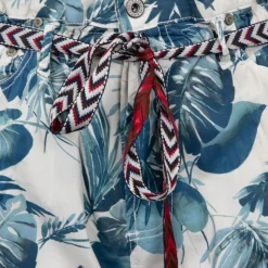 Clearance Short madreperla avec plantes es Femme Femme Short, Bermuda