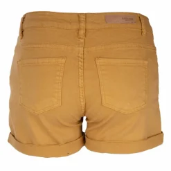 Sale Short mini stretch coton avec ourlets Femme Femme Short, Bermuda
