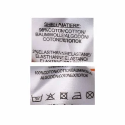 Sale Short mini stretch coton avec ourlets Femme Femme Short, Bermuda