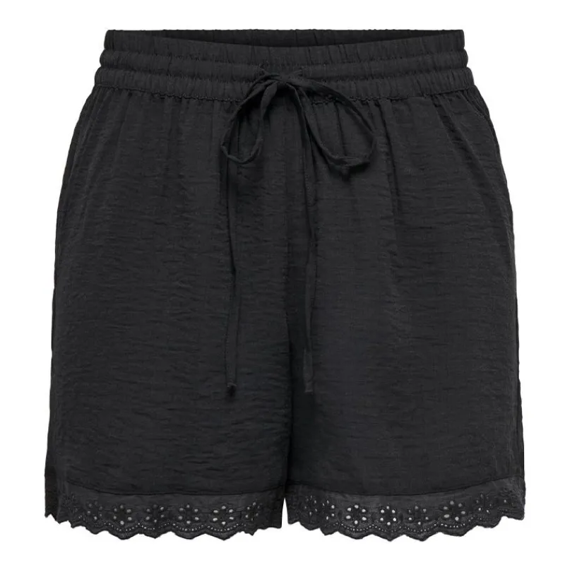 Clearance Short avec dentelle et poches latérales Femme Femme Short, Bermuda