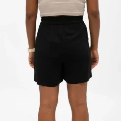 New Short fluide taille haute élastique Femme Femme Short, Bermuda