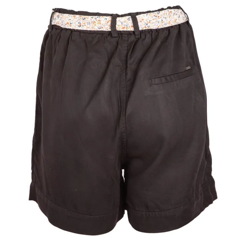 Sale Short poches plaquées ceinture foulard Femme Femme Short, Bermuda