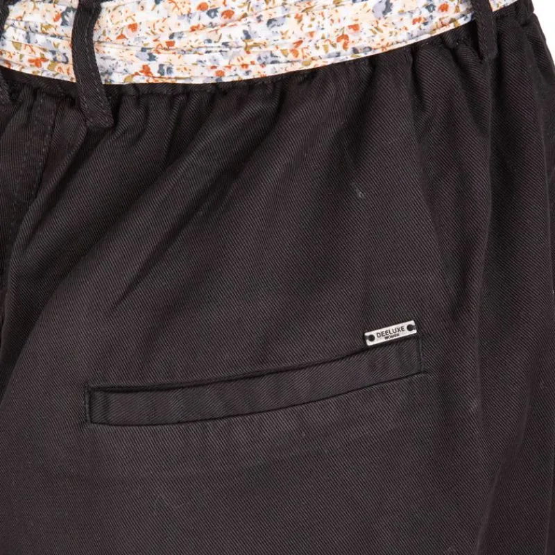 Sale Short poches plaquées ceinture foulard Femme Femme Short, Bermuda