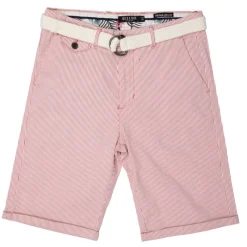 Short peach quentin à rayures avec ceinture Homme Homme Short, Bermuda