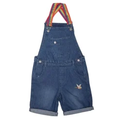 Sale Short salopette en jean avec bretelles multicolore Enfant Enfant Short, Bermuda