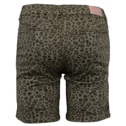 Hot Short shame aop leopard creamy js23-316-02 Femme Femme Short, Bermuda