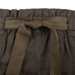 Discount Short taille haute avec ceinture en tencel Femme Femme Short, Bermuda