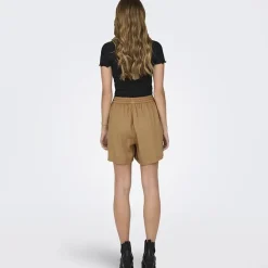 New Short taille haute fluide avec poches Femme Femme Short, Bermuda