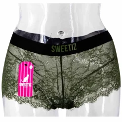Clearance Shorty en dentelle bande élastique logo sexy Femme Femme Lingerie