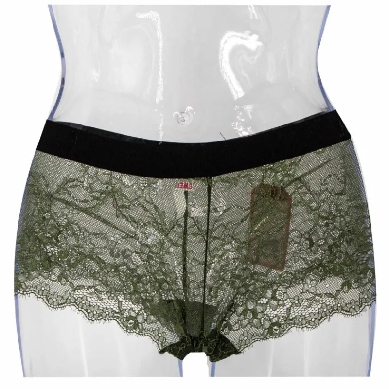 Clearance Shorty en dentelle bande élastique logo sexy Femme Femme Lingerie