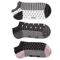 Best Socquette fantaisie lot x3 Femme Femme Chaussettes
