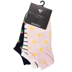Discount Socquette fantaisie lot x3 Femme Femme Chaussettes