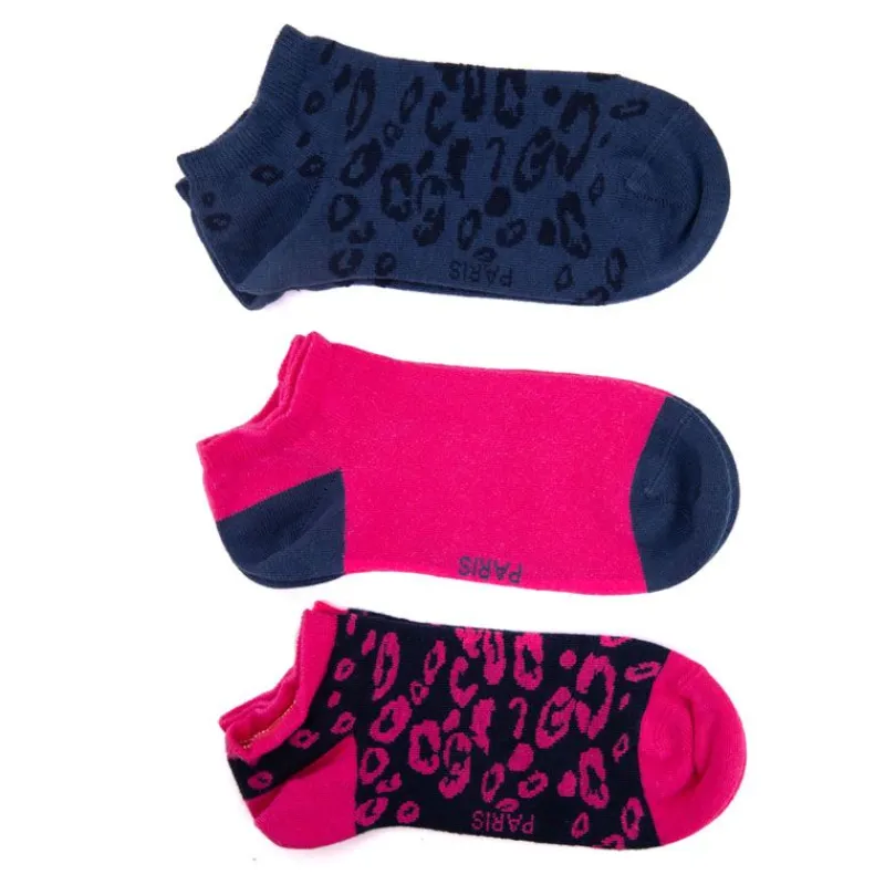 Online Socquette fantaisie lot x3 Femme Femme Chaussettes