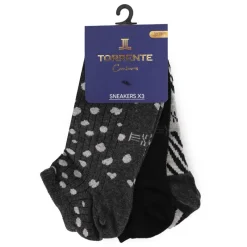 Outlet Socquette fantaisie x3 Femme Femme Chaussettes