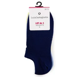 Discount Socquettes lot x3 lalita Femme Femme Chaussettes