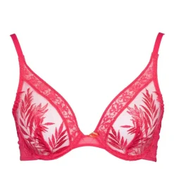 Best Soutien gorge tulle rouge avec dentelle orné d'un bijou Femme Femme Lingerie