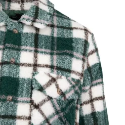 Surchemise polaire légère à carreaux bucheron Femme Femme Veste, Doudoune, Manteau