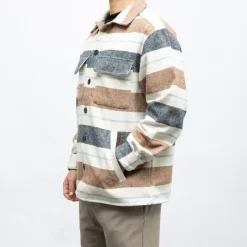 Sale Surchemise teo à rayures laine Homme Homme Chemise