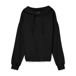 Sweat à capuche maille avec cordons rubans hali Femme Femme Pull, Gilet, Sweat