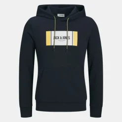 New Sweat à capuche regular hayato imprimé encart logo Homme Homme Pull, Gilet, Sweat