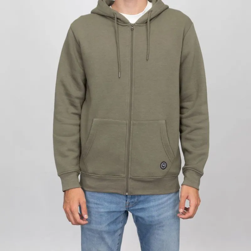 New Sweat capuche zippé manches longues poche kangourou Sylvain Homme Homme Pull, Gilet, Sweat