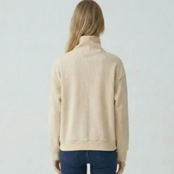 Online Sweat col camionneur doline Femme Femme Pull, Gilet, Sweat