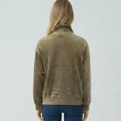 New Sweat col camionneur doline Femme Femme Pull, Gilet, Sweat