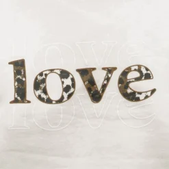 Online Sweat coton rubi Love imprimé léopard Femme Femme Pull, Gilet, Sweat