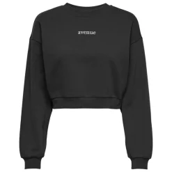 Best Sweat court inscription "avenue" poitrine Femme Femme Vetements De Sports Femme|Pull, Gilet, Sweat