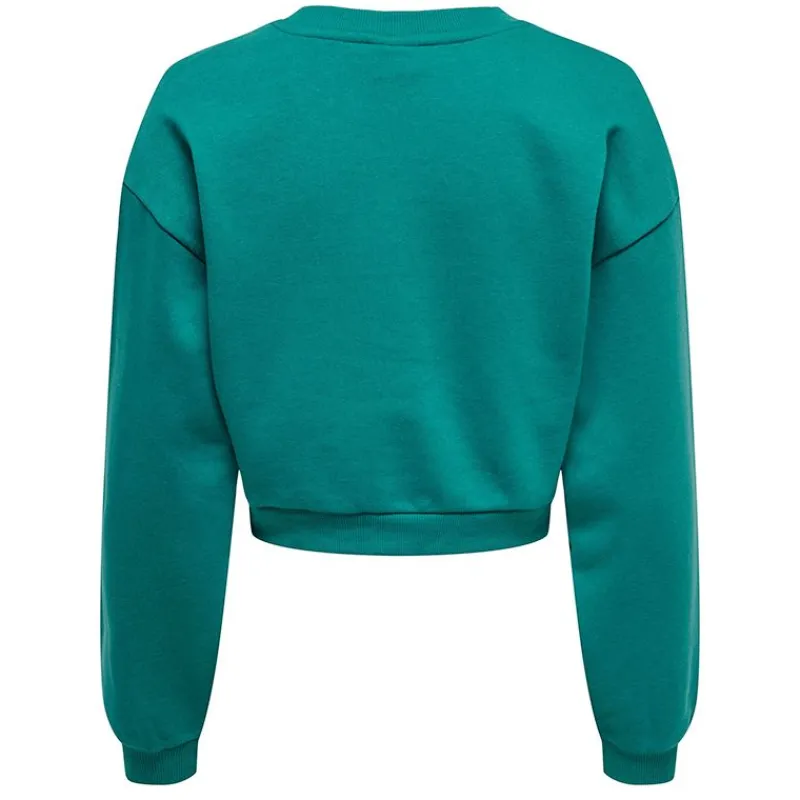 Clearance Sweat court inscription "avenue" poitrine Femme Femme Pull, Gilet, Sweat|Vetements De Sports Femme