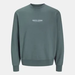 Outlet Sweat doux col ras de cou coton mélangé vesterbro manches longues Homme Homme Pull, Gilet, Sweat