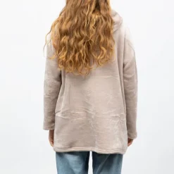 Best Sweat plaid à capuche avec grande poche Femme Femme Lingerie De Nuit