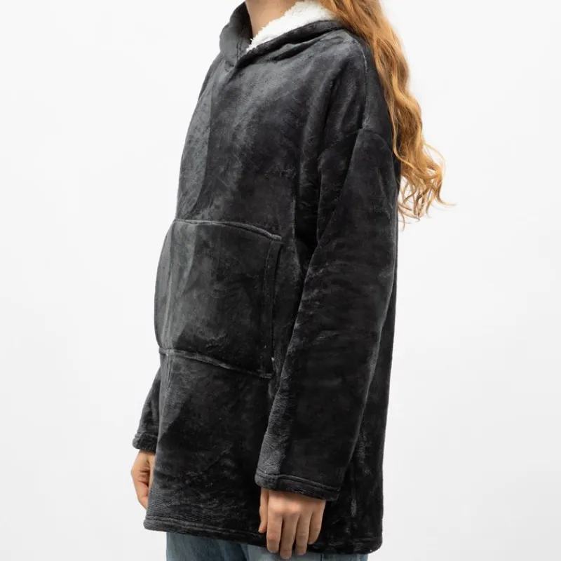 Best Sweat plaid à capuche avec grande poche Femme Femme Lingerie De Nuit