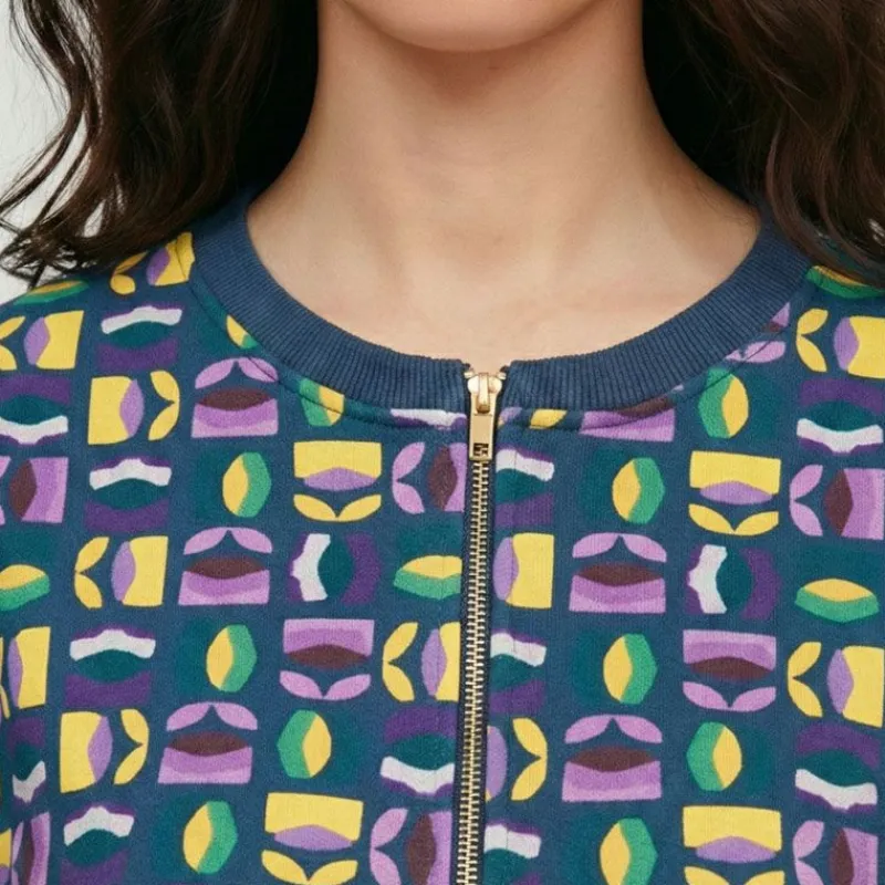 Best Sweat zip granit Femme Femme Pull, Gilet, Sweat