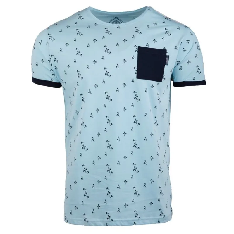 New Tee shirt à motif avec poche maceo Homme Homme Tee Shirt