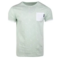 Sale Tee shirt à motif avec poche maceo Homme Homme Tee Shirt