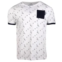 Tee shirt à motif avec poche maceo Homme Homme Tee Shirt