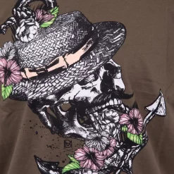 Best Tee shirt à motif tete de mort mika Homme Homme Tee Shirt