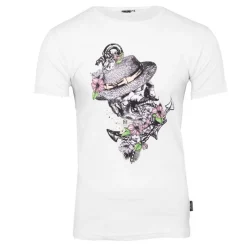 Clearance Tee shirt à motif tete de mort mika Homme Homme Tee Shirt
