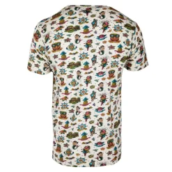 Discount Tee shirt allover logo poitrine Homme Homme Tee Shirt