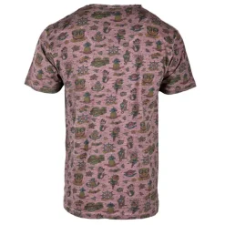 Online Tee shirt allover logo poitrine Homme Homme Tee Shirt