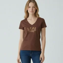 Tee shirt astrakan cryosol Femme Femme Tee Shirt|Haut, Chemise