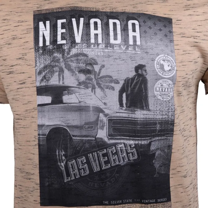 Online Tee shirt avec imprimé nevada mantova Homme Homme Tee Shirt