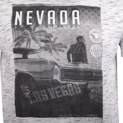 Clearance Tee shirt avec imprimé nevada mantova Homme Homme Tee Shirt