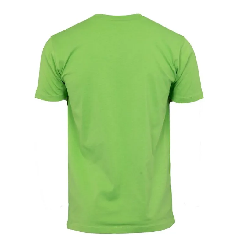 Outlet Tee shirt avec texte logo acid green nick Homme Homme Tee Shirt