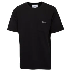 Outlet Tee shirt basique avec poche tissu texturé logo brodé Homme Homme Tee Shirt