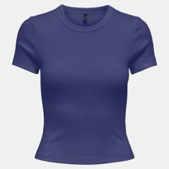 New Tee shirt basique col rond coton bio Femme Femme Tee Shirt|Haut, Chemise