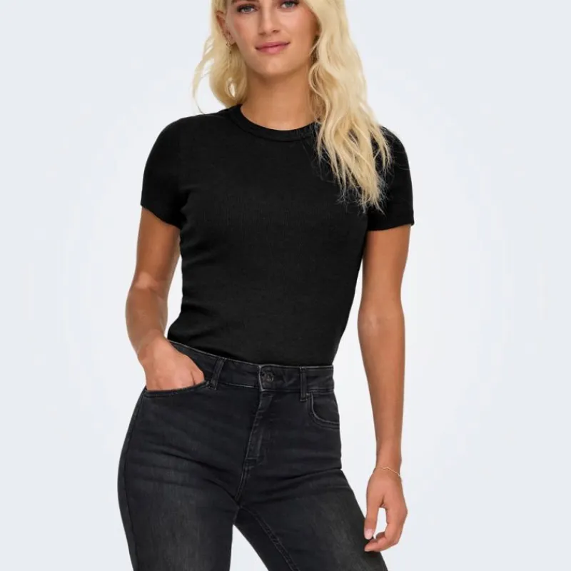 Hot Tee shirt basique col rond coton bio Femme Femme Tee Shirt|Haut, Chemise