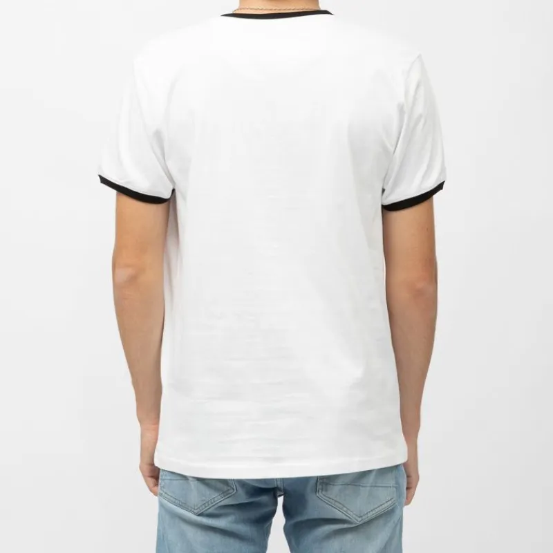 Outlet Tee shirt logo moto gp imprimé n°1 ailé col rond noir Homme Homme Tee Shirt