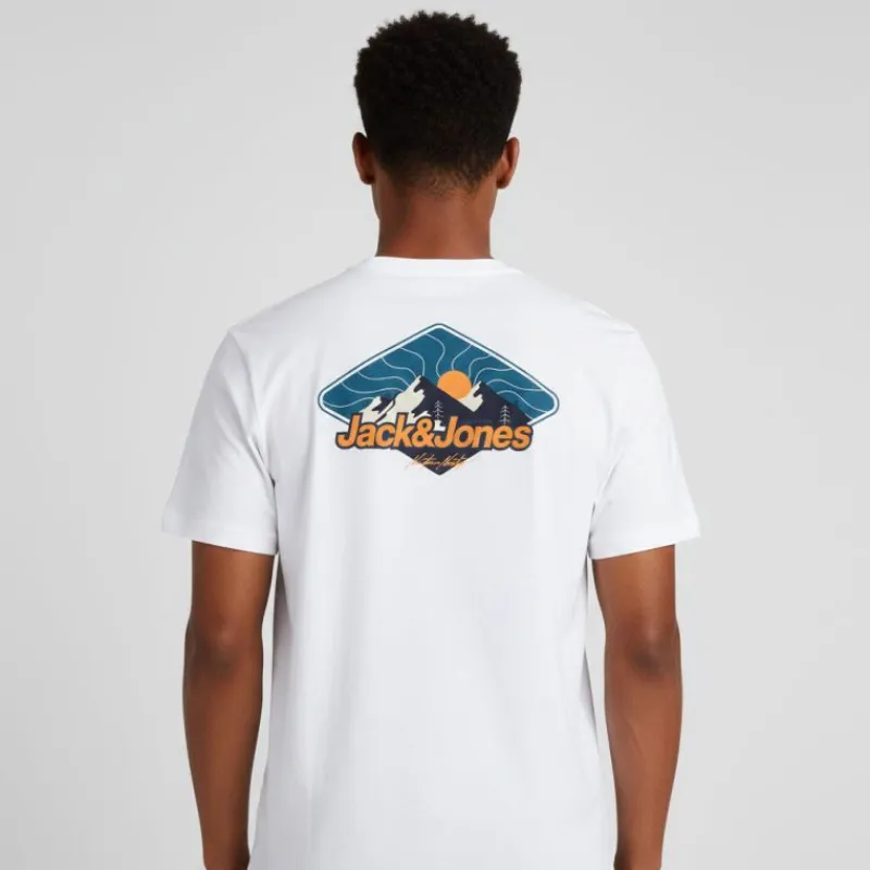 Tee shirt mine col rond motif soleil levant Homme Homme Tee Shirt